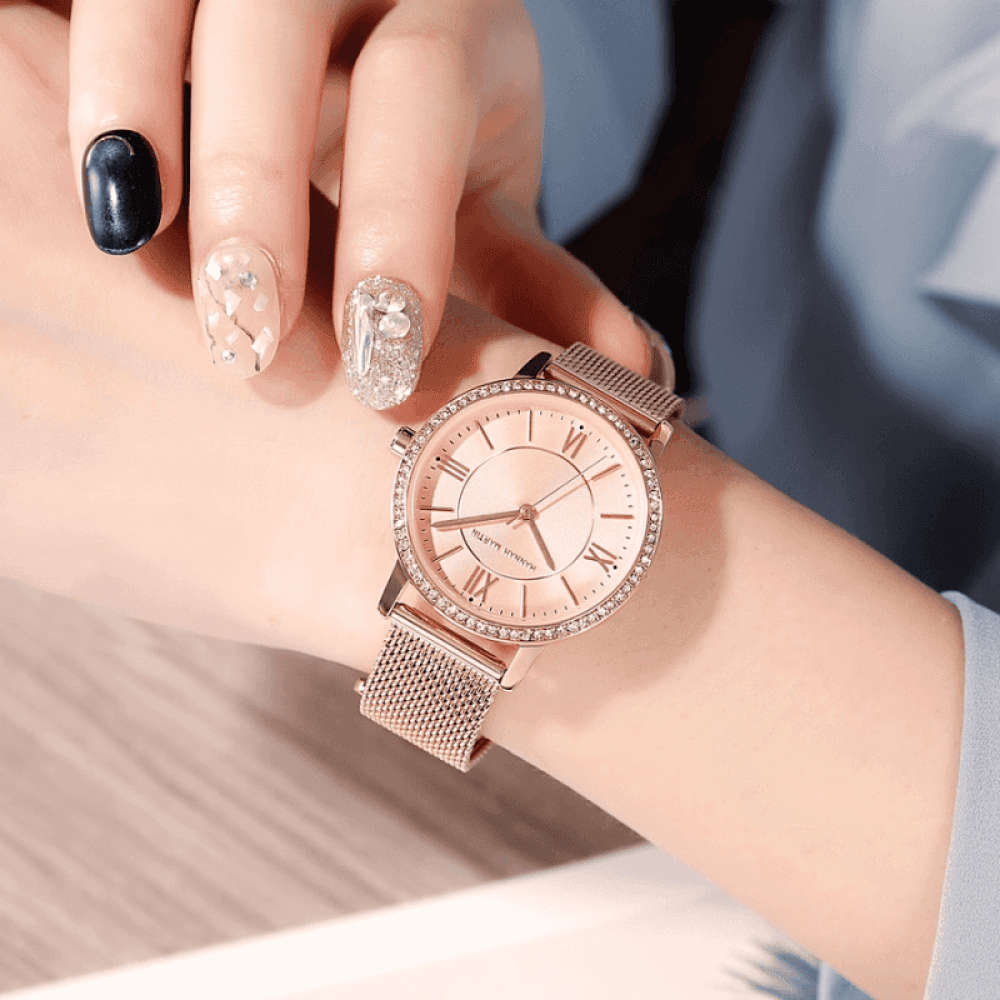 Relógio Hannah Martin Feminino Com Bracelete Relo+ Brac -Hm - 03