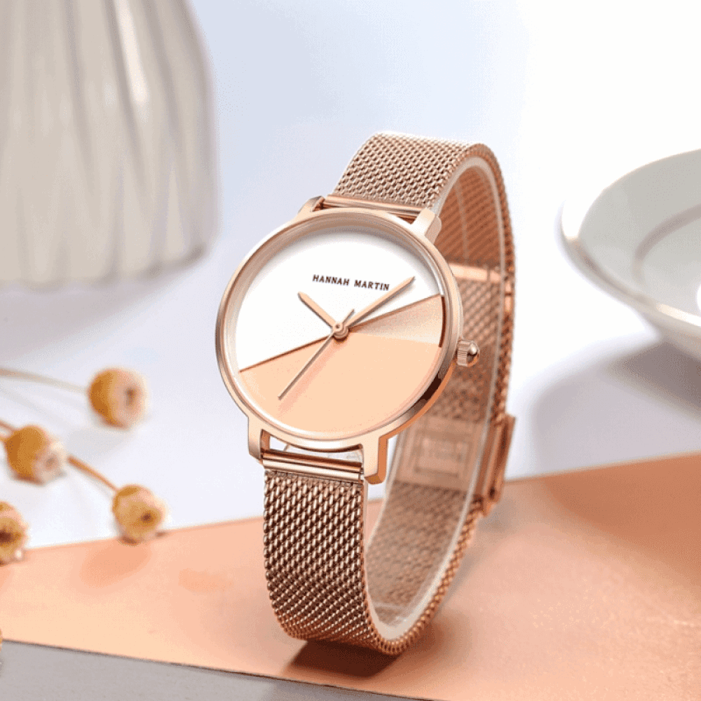 Relógio Hannah Martin Feminino Com Bracelete Relo+Brac - Hm 05