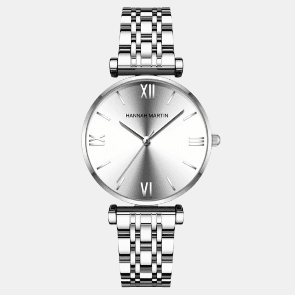 Relógio Hannah Martin Feminino Elegance Prata 2 Hm - 07