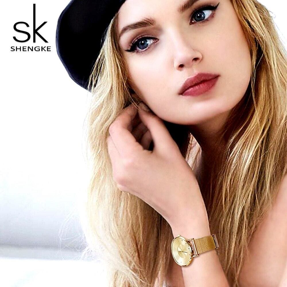 Relógio Shengke Feminino Classic Sk - 07