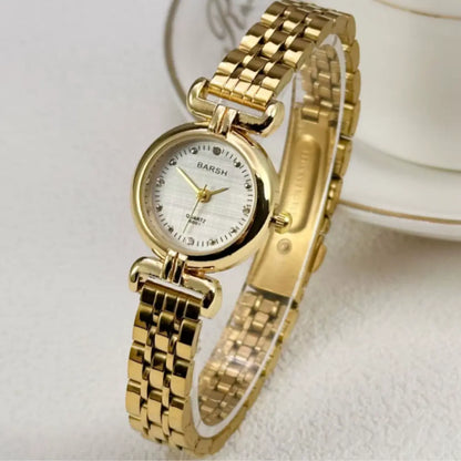 Relógio Feminino Pequeno Dourado - Mini Éclat