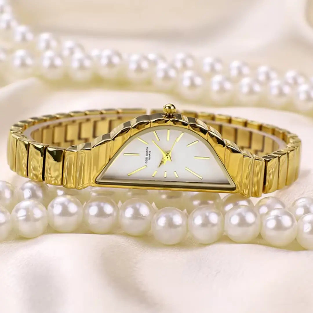 Relógio Feminino Dourado - Tri Vogue