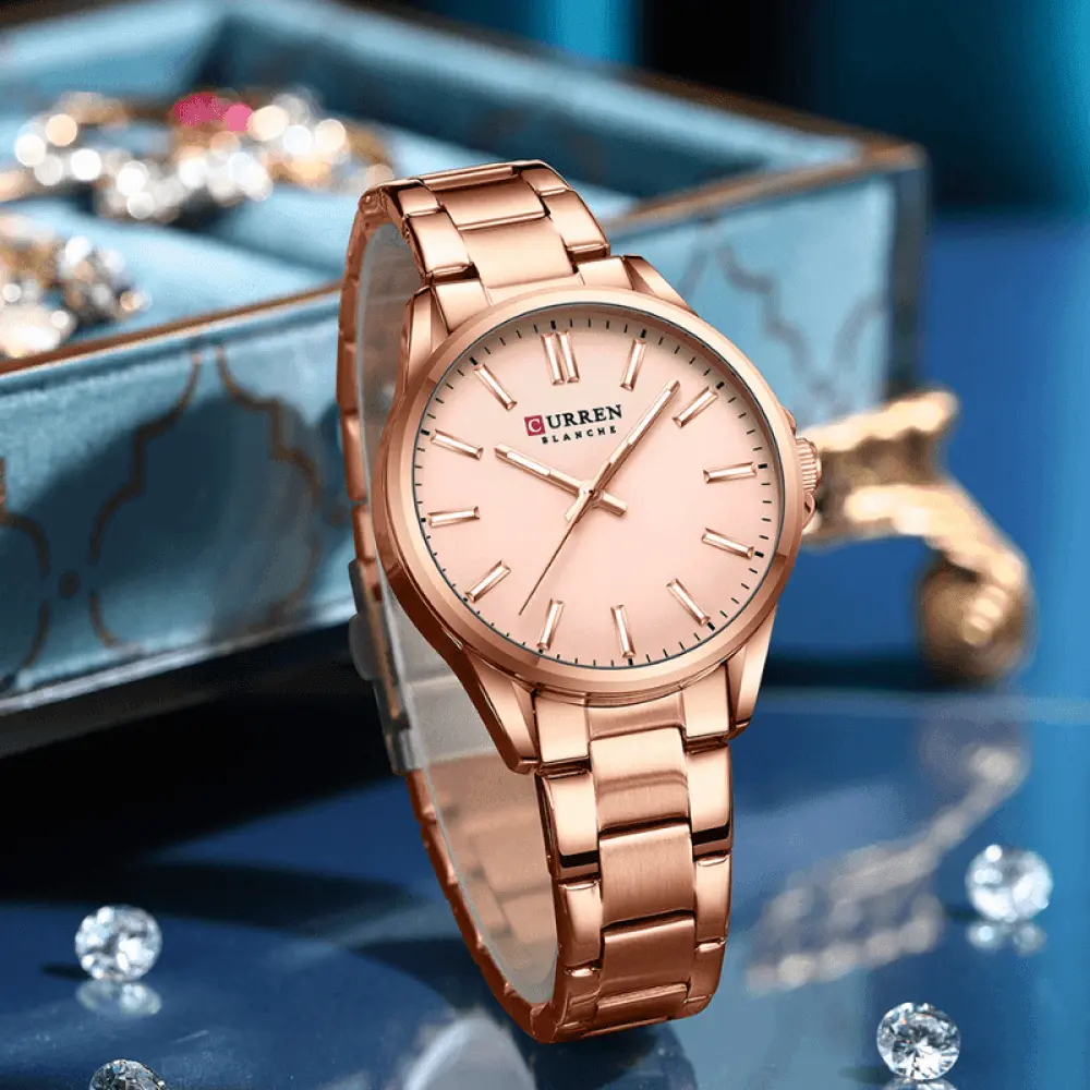 Relógio Curren Feminino Aço Inoxidável - 03