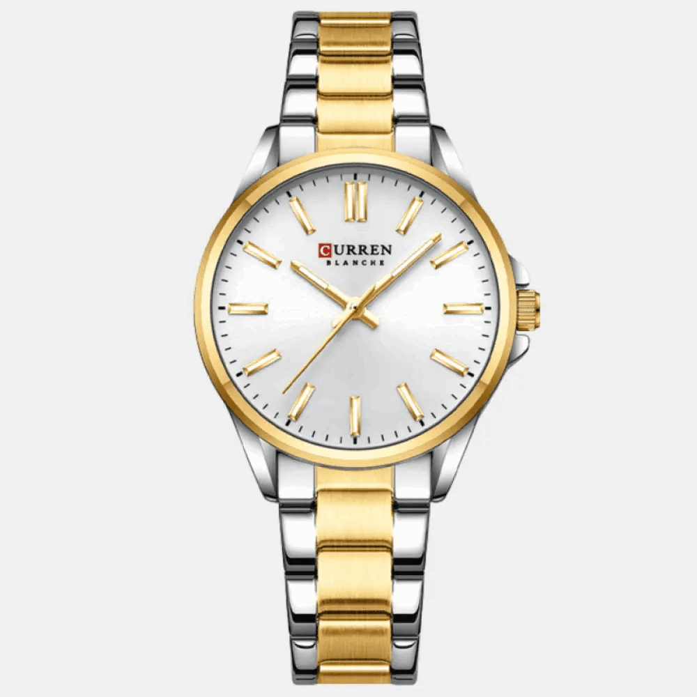 Relógio Curren Feminino Aço Inoxidável Gold - 03