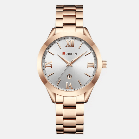 Relógio Curren Feminino De Aço Inoxidável Rose - 01