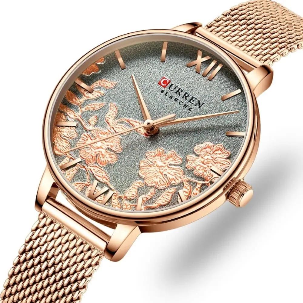 Relógio Feminino Curren Flowers - 04