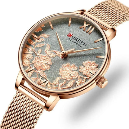 Relógio Feminino Curren Flowers - 04