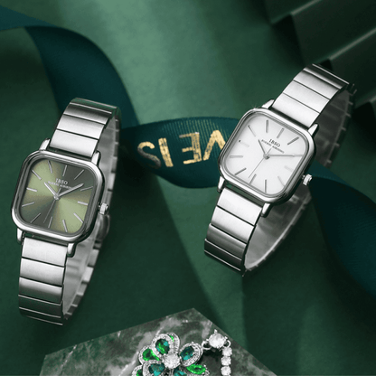 Relógio Feminino Quadrado Minimalista Ibso - 01