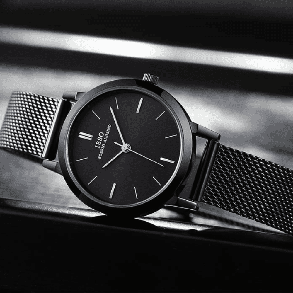 Relógio Feminino Redondo De Malha Ibso - 02