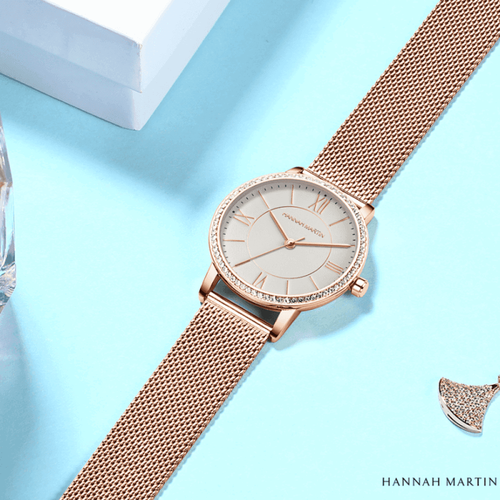 Relógio Hannah Martin Feminino Com Bracelete Relo+ Brac -Hm - 03