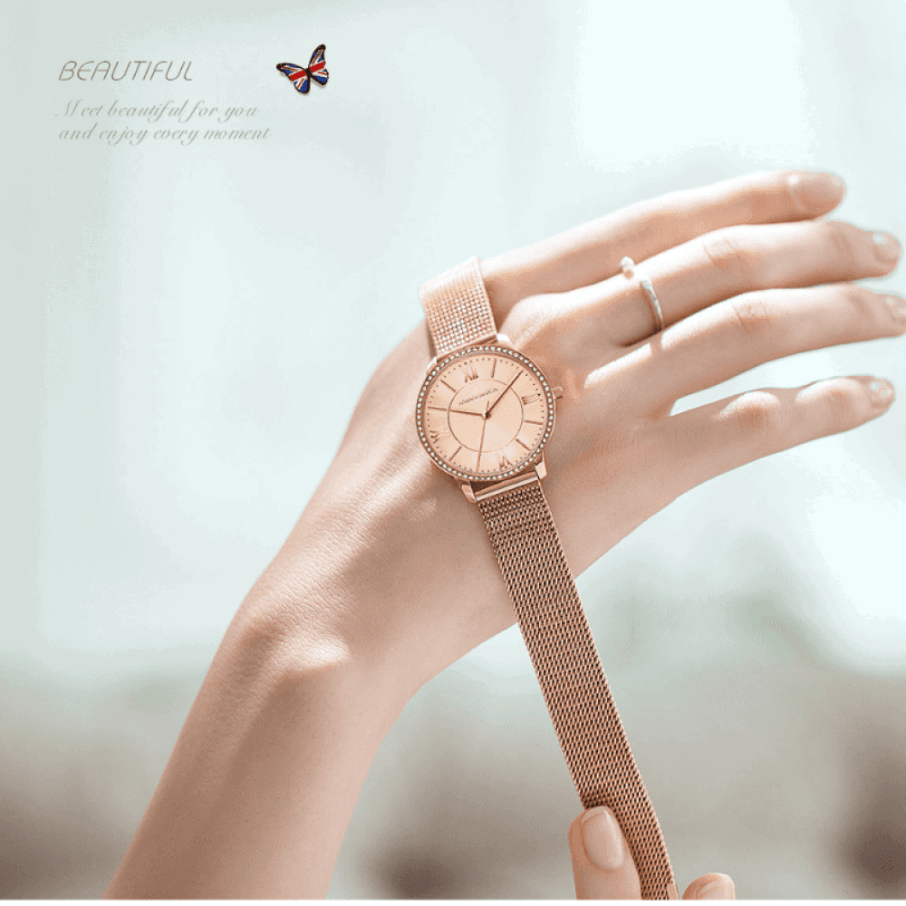 Relógio Hannah Martin Feminino Com Bracelete Relo+ Brac -Hm - 03