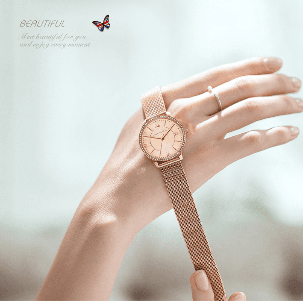 Relógio Hannah Martin Feminino Com Bracelete Relo+ Brac -Hm - 03