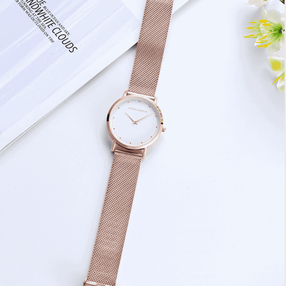 Relógio Hannah Martin Feminino Com Bracelete Relo+Brac Hm - 04