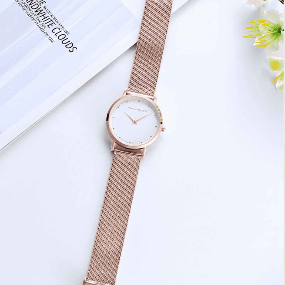 Relógio Hannah Martin Feminino Com Bracelete Relo+Brac Hm - 04