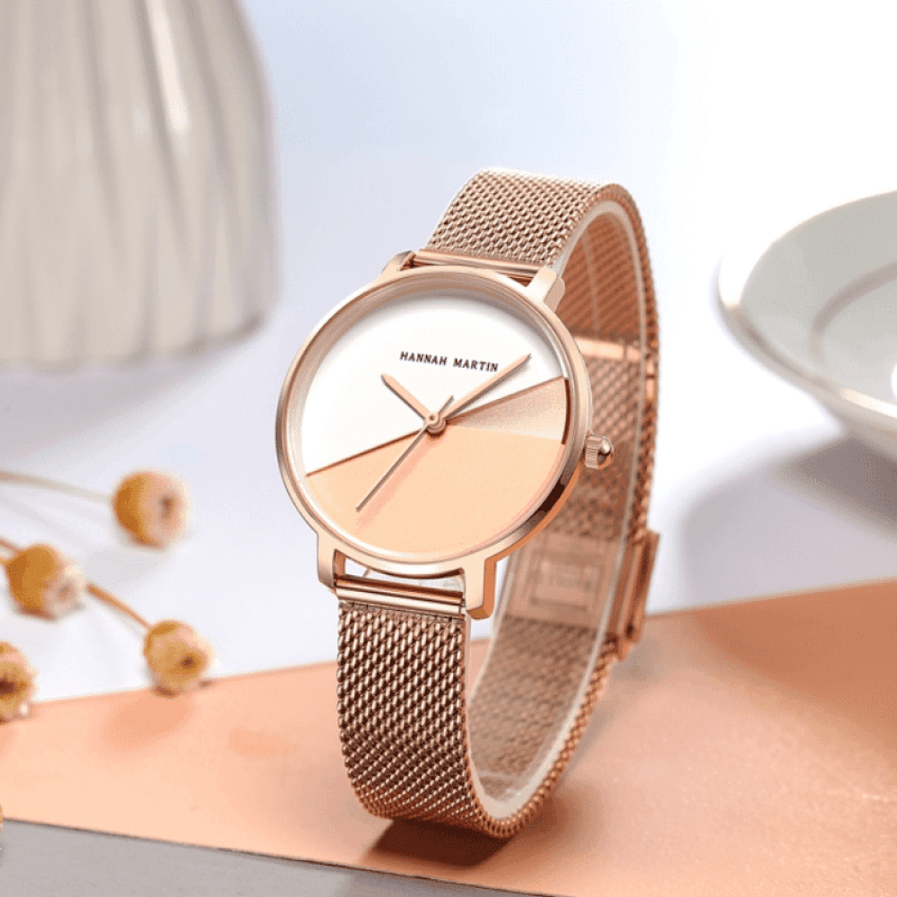Relógio Hannah Martin Feminino Com Bracelete Relo+Brac - Hm 05