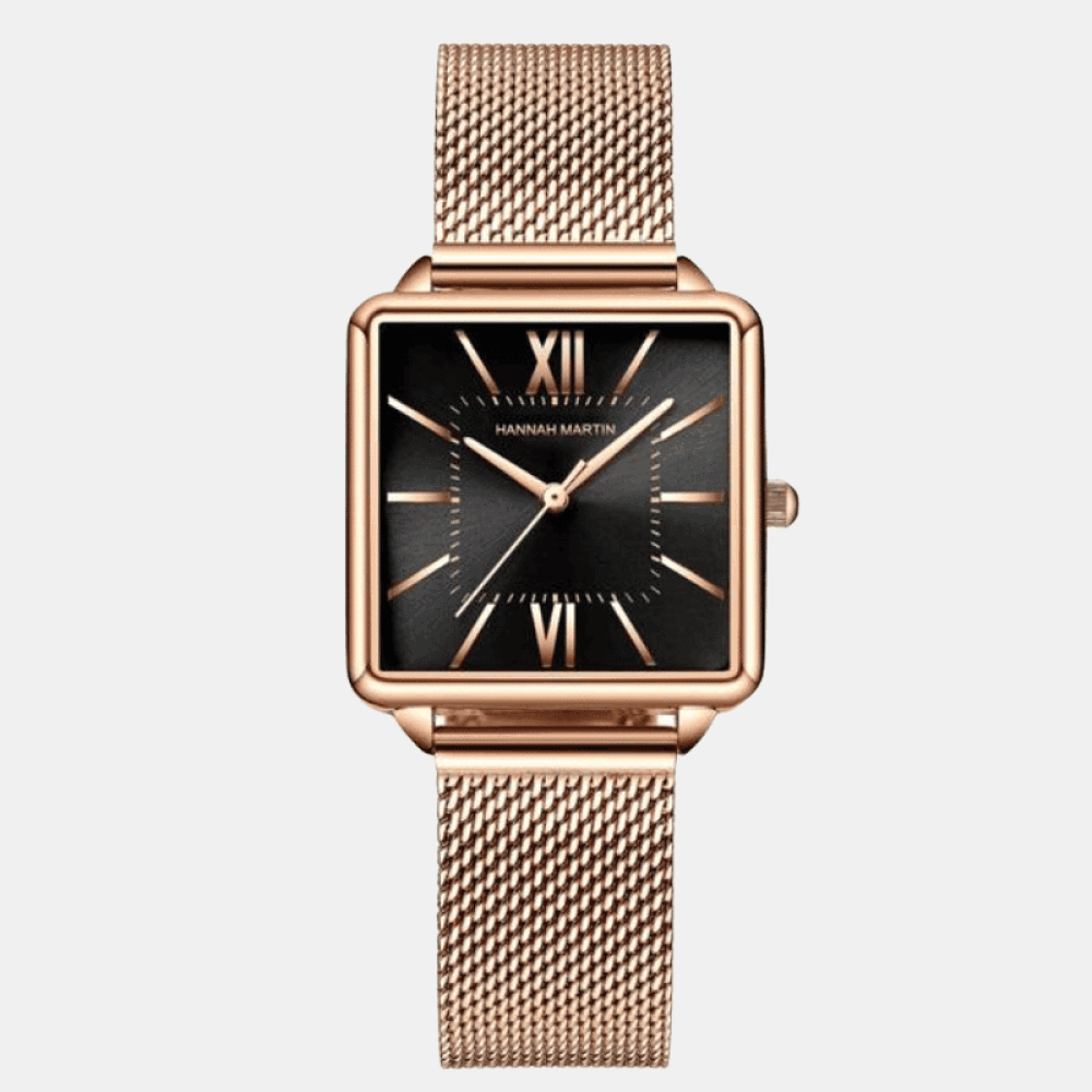 Relógio Hannah Martin Feminino Dourado & Preto Hm - 08