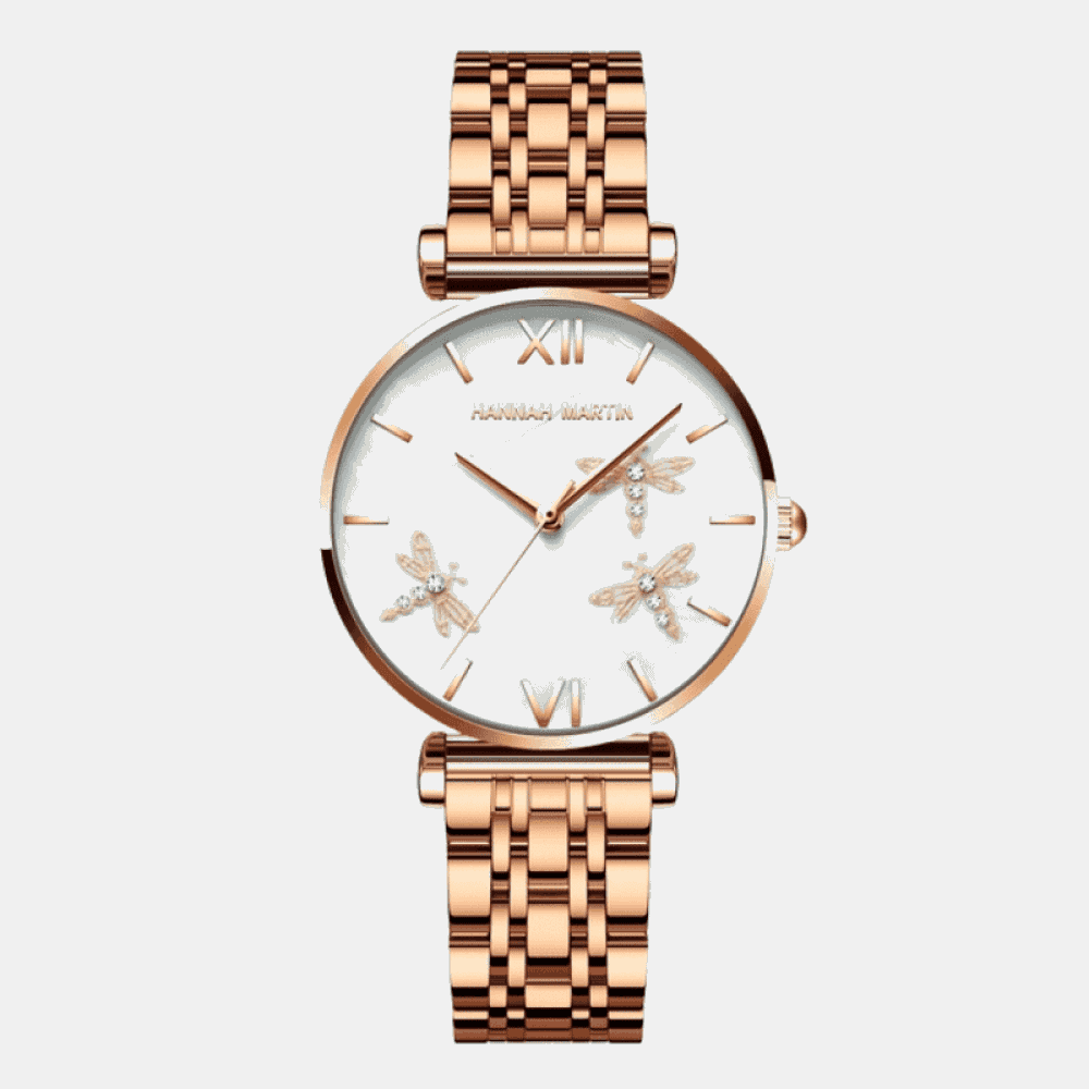 Relógio Hannah Martin Feminino Elegance Bronze 1 Hm - 07