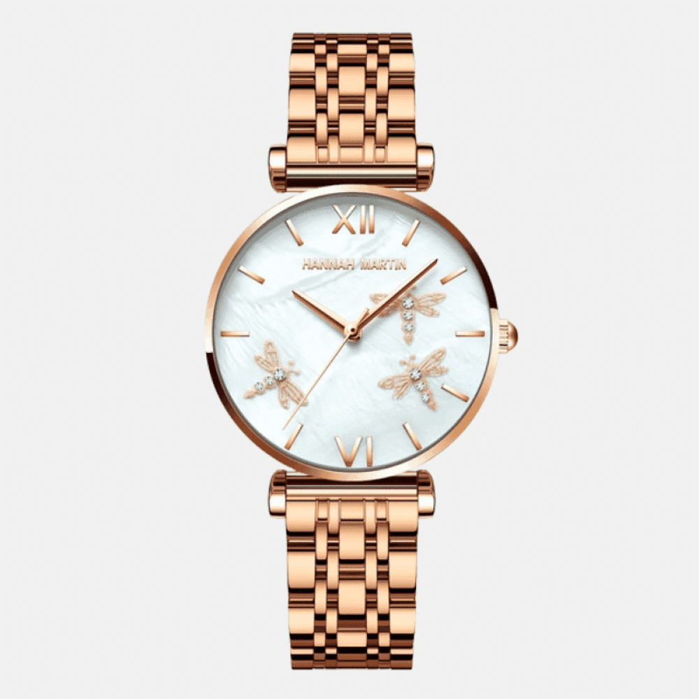 Relógio Hannah Martin Feminino Elegance Bronze 1 Hm - 07