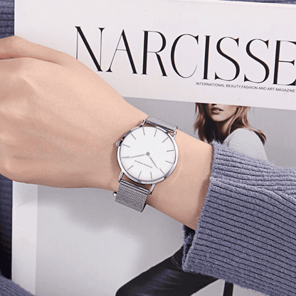 Relógio Hannah Martin Feminino Lux Com Bracelete Hm - 01