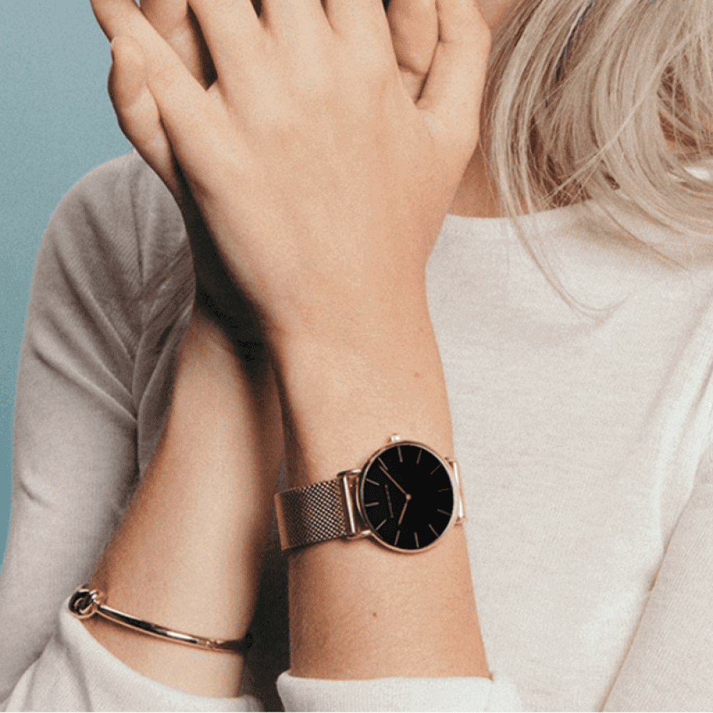 Relógio Hannah Martin Feminino Lux Com Bracelete Hm - 01