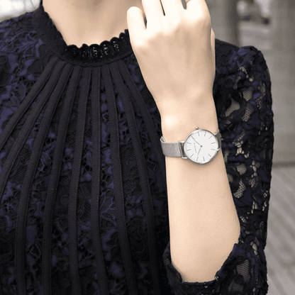 Relógio Hannah Martin Feminino Lux Com Bracelete Hm - 01