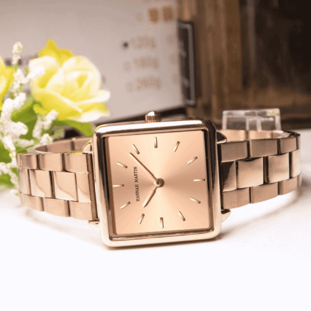 Relógio Hannah Martin Feminino Quadrado Hm - 12