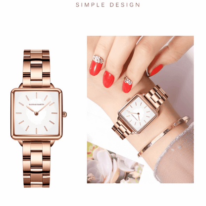 Relógio Hannah Martin Feminino Quadrado Hm - 12