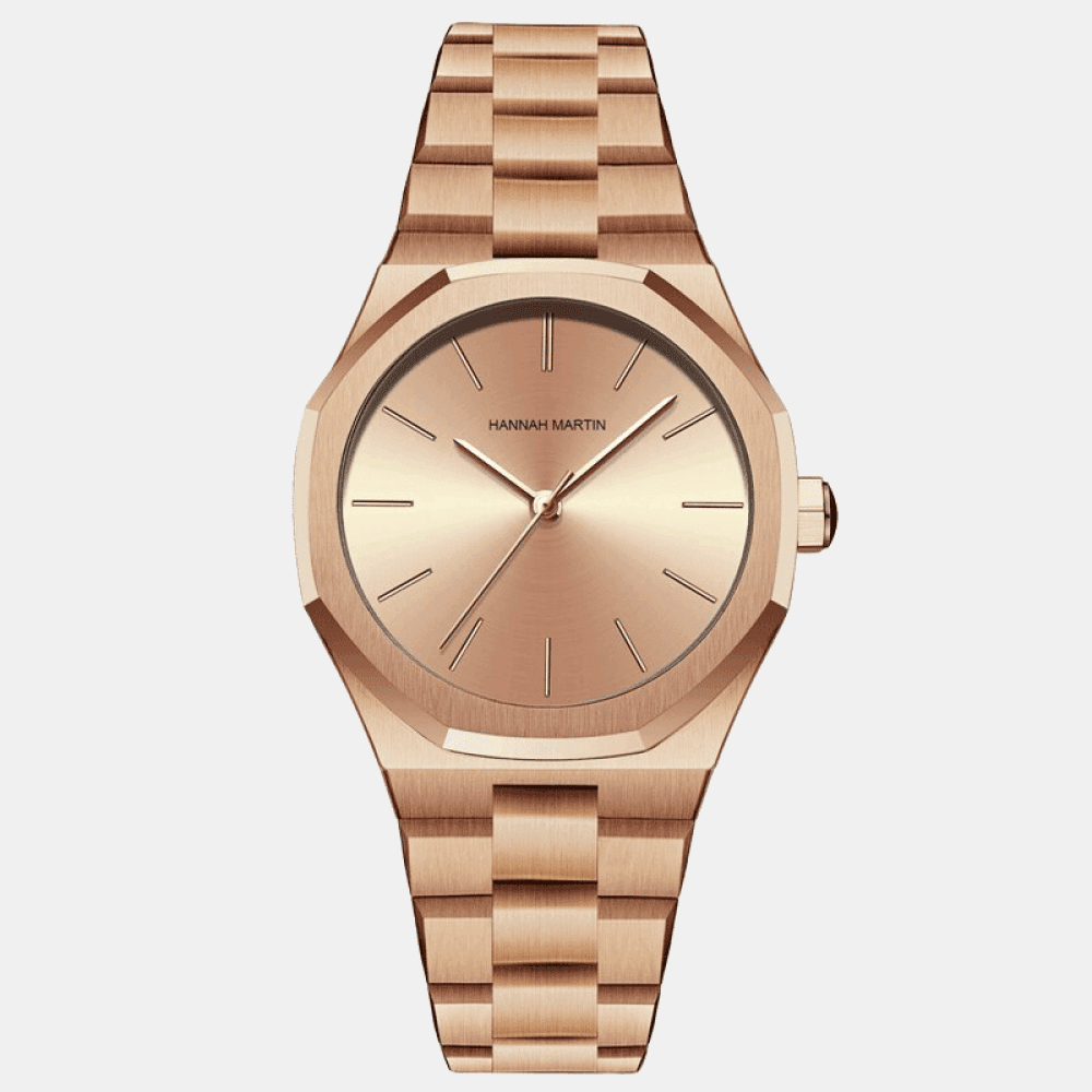 Relógio Hannah Martin Feminino Rose Gold Hm - 09