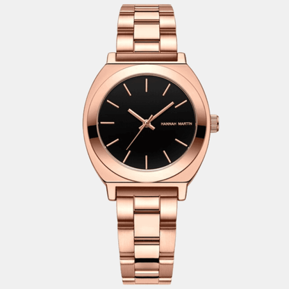 Relógio Hannah Martin Feminino Rose Gold & Preto Hm - 10
