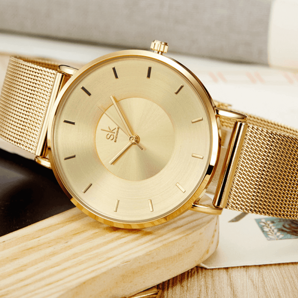 Relógio Shengke Feminino Classic Sk - 07
