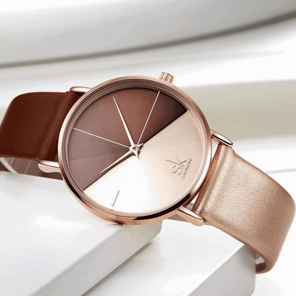 Relógio Shengke Feminino Minimalist Sk - 03