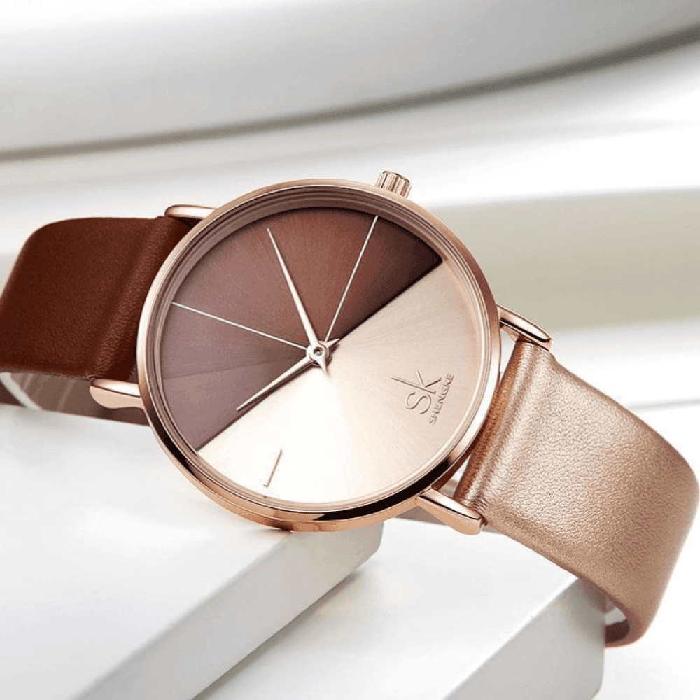 Relógio Shengke Feminino Minimalist Sk - 03