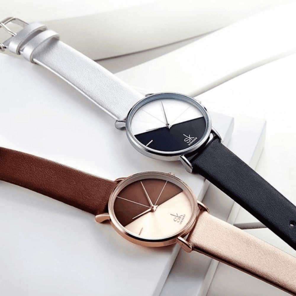 Relógio Shengke Feminino Minimalist Sk - 03