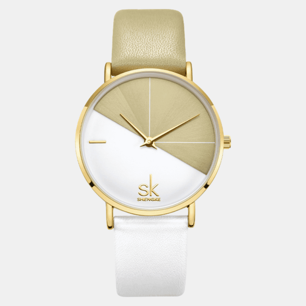 Relógio Shengke Feminino Minimalist Verde Sk - 03