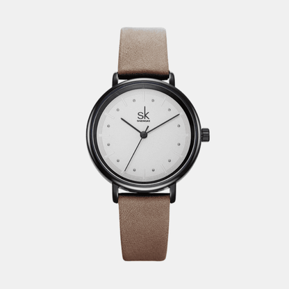 Relógio Shengke Feminino Retrô Coffee Sk - 01