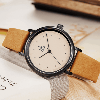 Relógio Shengke Feminino Retrô Sk - 01