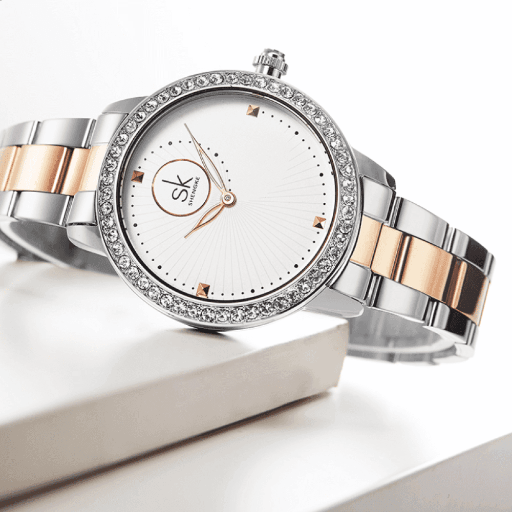 Relógio Shengke Feminino Sk - 11