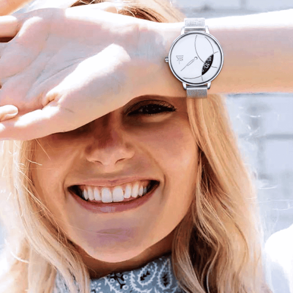 Relógio Shengke Feminino Sk - 12