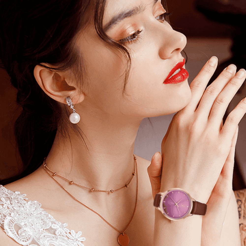 Relógio Shengke Feminino Sk - 13