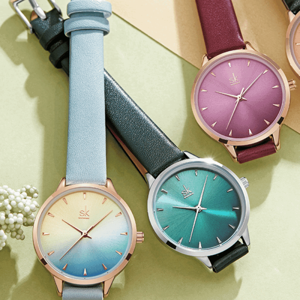 Relógio Shengke Feminino Sk - 13