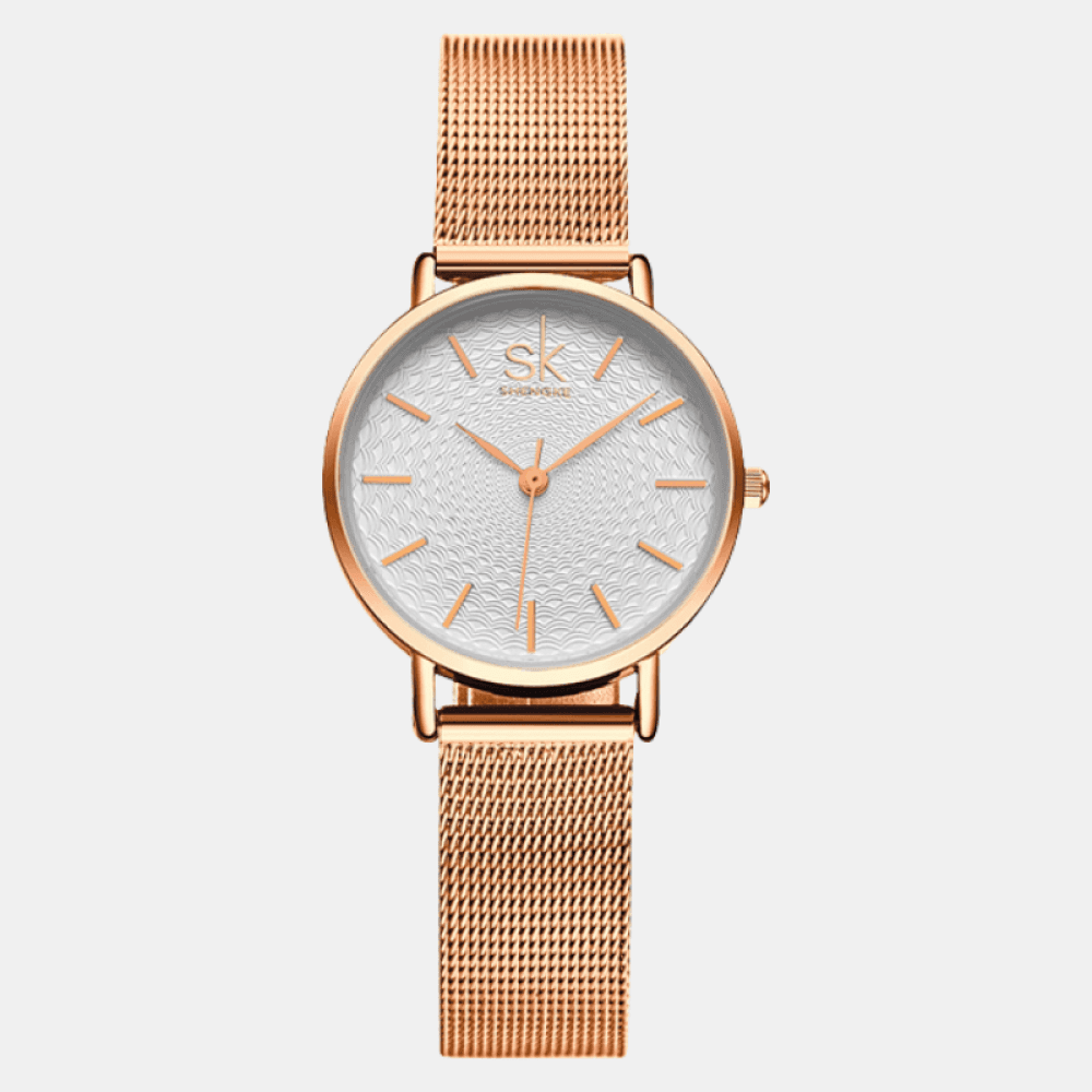 Relógio Shengke Feminino Super Slim Rosegold 1 Sk - 02