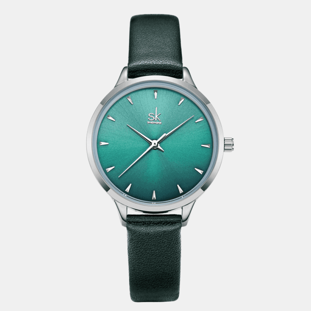 Relógio Shengke Feminino Verde Sk - 13